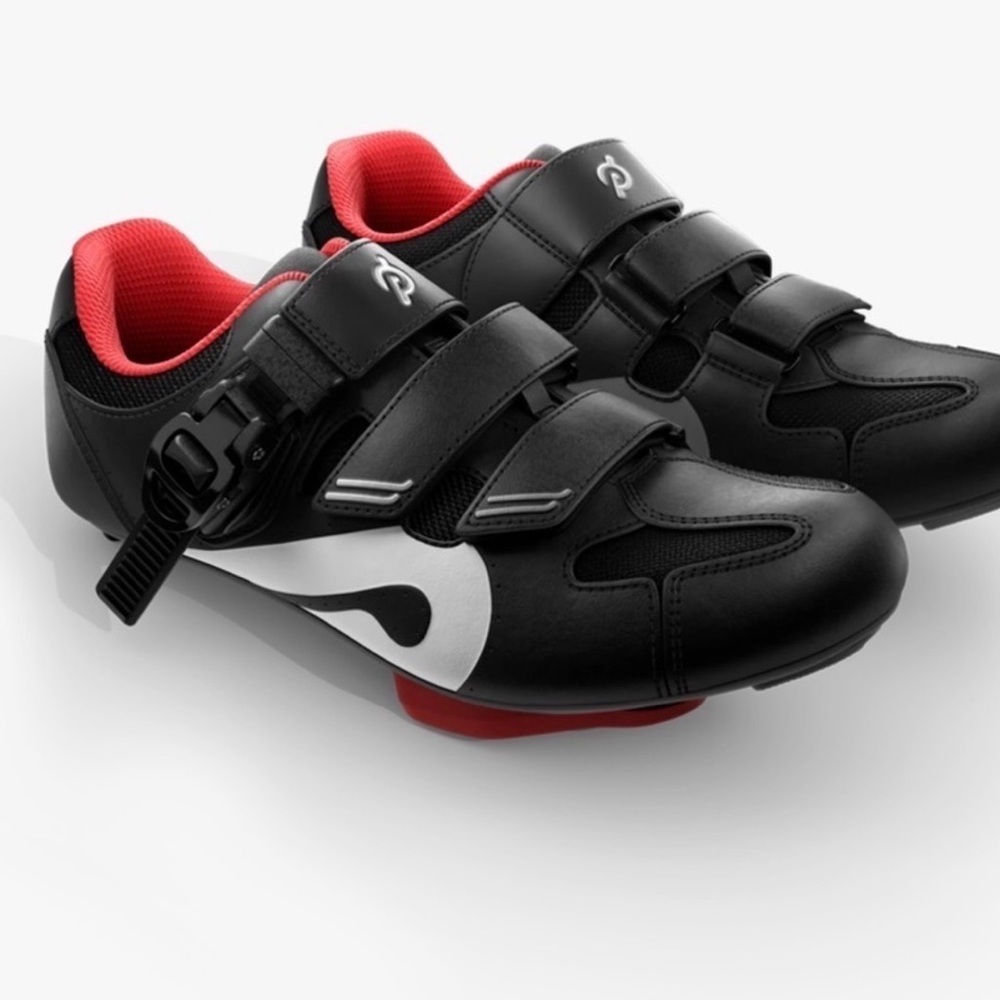 Peloton Black and Red Sneakers